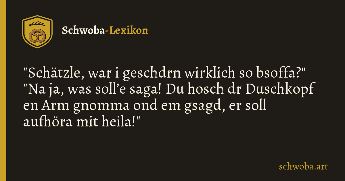 Grafik zum schwäbischen Witz: Filmriss