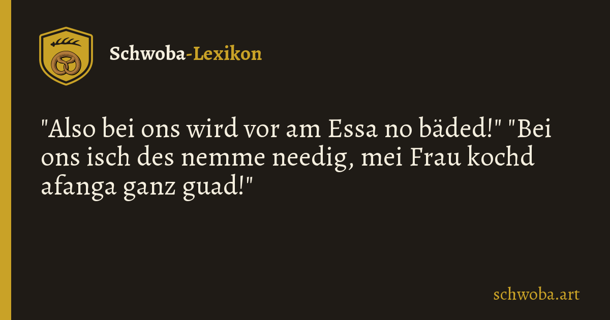 Grafik zum schwäbischen Witz: Gebete
